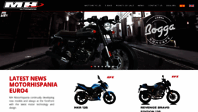 What Mhmotorcycles.com website looked like in 2020 (3 years ago)
