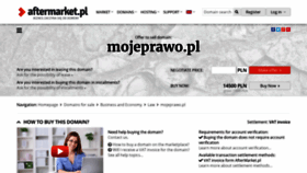 What Mojeprawo.pl website looked like in 2020 (3 years ago)