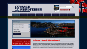 What Mach-nordferien.de website looked like in 2020 (3 years ago)