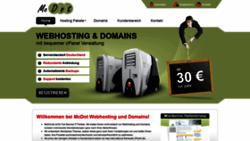 What Mcdot.eu website looked like in 2020 (5 years ago)