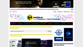 What Metalia.es website looked like in 2020 (3 years ago)