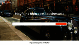 What Mayfair-london.co.uk website looked like in 2020 (3 years ago)