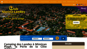 What Marinalandes.com website looked like in 2020 (3 years ago)