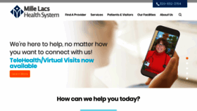 What Mlhealth.org website looked like in 2020 (3 years ago)
