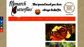 What Monarchbutterflies.ca website looked like in 2020 (3 years ago)