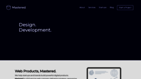 What Mastered.ie website looked like in 2020 (3 years ago)