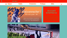 What Mc2grenoble.fr website looked like in 2020 (3 years ago)