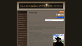 What Markssupplies.com website looked like in 2020 (3 years ago)