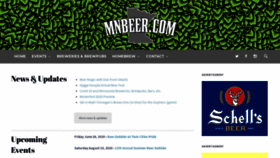 What Mnbeer.com website looked like in 2020 (3 years ago)