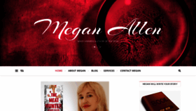 What Meganallen.info website looked like in 2020 (3 years ago)