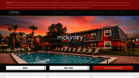 What Mckinley.com website looked like in 2020 (3 years ago)