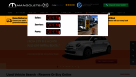 What Mangoletsi.com website looked like in 2020 (3 years ago)
