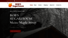 What Mainemaplesyrup.com website looked like in 2020 (3 years ago)