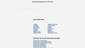 What Medmark.org website looked like in 2020 (3 years ago)