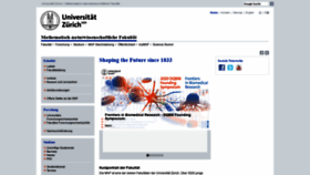 What Mnf.uzh.ch website looked like in 2020 (5 years ago)