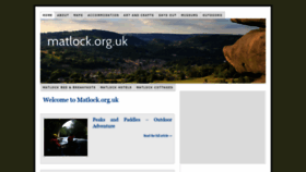 What Matlock.org.uk website looked like in 2020 (3 years ago)