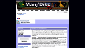 What Mange-disque.tv website looked like in 2020 (4 years ago)