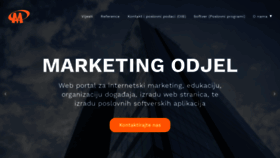 What Marketing-odjel.com website looked like in 2020 (3 years ago)