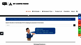 What Mycamperfriend.com website looked like in 2020 (3 years ago)