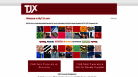 What Mytjx.com website looked like in 2020 (3 years ago)