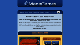 What Managames.com website looked like in 2020 (3 years ago)