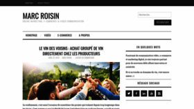 What Marcroisin.com website looked like in 2020 (3 years ago)