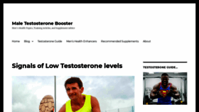 What Maletestosteronebooster.org website looked like in 2020 (3 years ago)