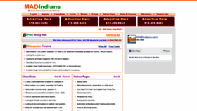 What Madindians.com website looked like in 2020 (3 years ago)