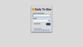 What Members.earlytorise.com website looked like in 2020 (3 years ago)