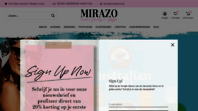 What Mirazo.nl website looked like in 2020 (3 years ago)