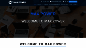 What Maxpower.com website looked like in 2020 (3 years ago)