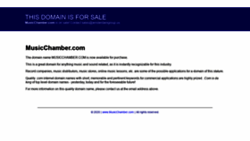 What Musicchamber.com website looked like in 2020 (3 years ago)