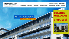 What Metrobielany.pl website looked like in 2020 (3 years ago)