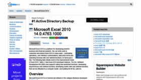 What Microsoft-excel-2010.updatestar.com website looked like in 2020 (3 years ago)