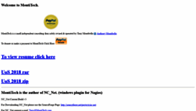 What Montitech.com website looked like in 2020 (3 years ago)