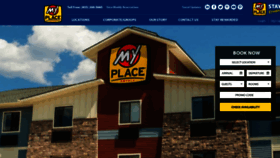 What Myplacehotels.com website looked like in 2020 (3 years ago)