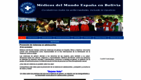 What Medicosdelmundoenbolivia.org website looked like in 2020 (3 years ago)