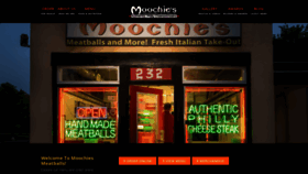 What Moochiesmeatballs.com website looked like in 2020 (3 years ago)