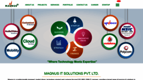 What Magnusitsolutions.in website looked like in 2020 (3 years ago)