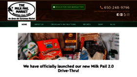 What Milkpail.com website looked like in 2020 (3 years ago)