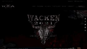 What Metal-festival.com website looked like in 2020 (3 years ago)