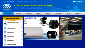What Minhtanphat.com website looked like in 2020 (3 years ago)
