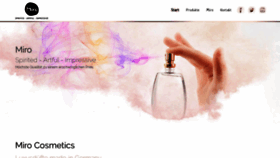 What Miro-cosmetics.de website looked like in 2020 (3 years ago)