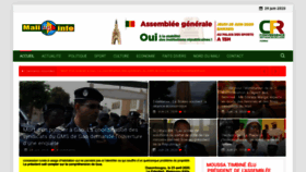 What Mali24.info website looked like in 2020 (3 years ago)