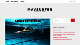 What Mavsurfer.com website looked like in 2020 (3 years ago)