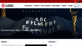 What Manavgat.gov.tr website looked like in 2020 (5 years ago)