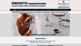 What Magneetsieraden.nu website looked like in 2020 (3 years ago)