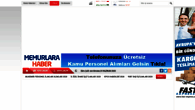 What Memurlarahaber.com website looked like in 2020 (3 years ago)