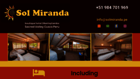 What Mirandahotels.com website looked like in 2020 (3 years ago)