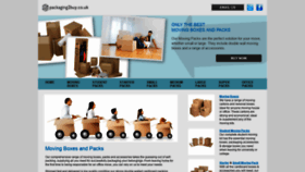 What Movingboxesandpacks.co.uk website looked like in 2020 (3 years ago)
